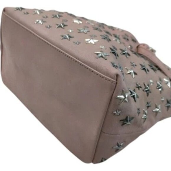 459258BM (L3) Jimmy Choo Tote Bag Pink Leather - Picture 4 of 9